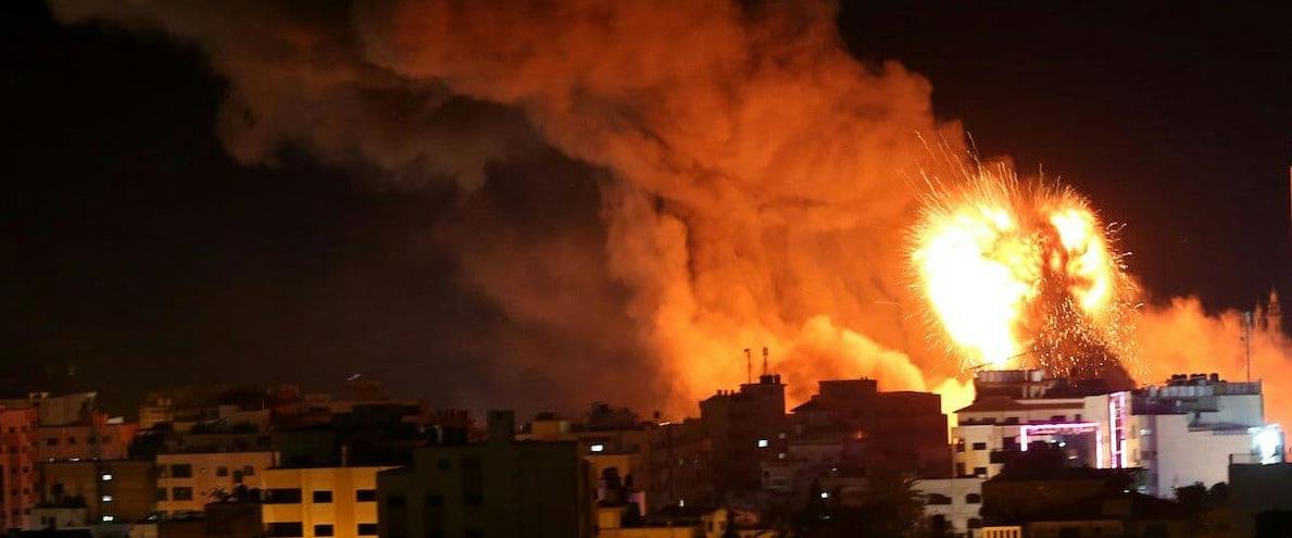 Le -METRO- de Gaza bombardé par l'armée de l'air israélienne