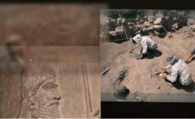 Les restes de l'antique Sodome