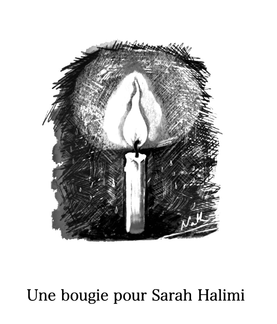 Sarah Halimi L'actualité croquée par Nathalie Scemama