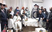 Un rouleau de Torah offert à la communauté juive éthiopienne de Beer sheva en Israël