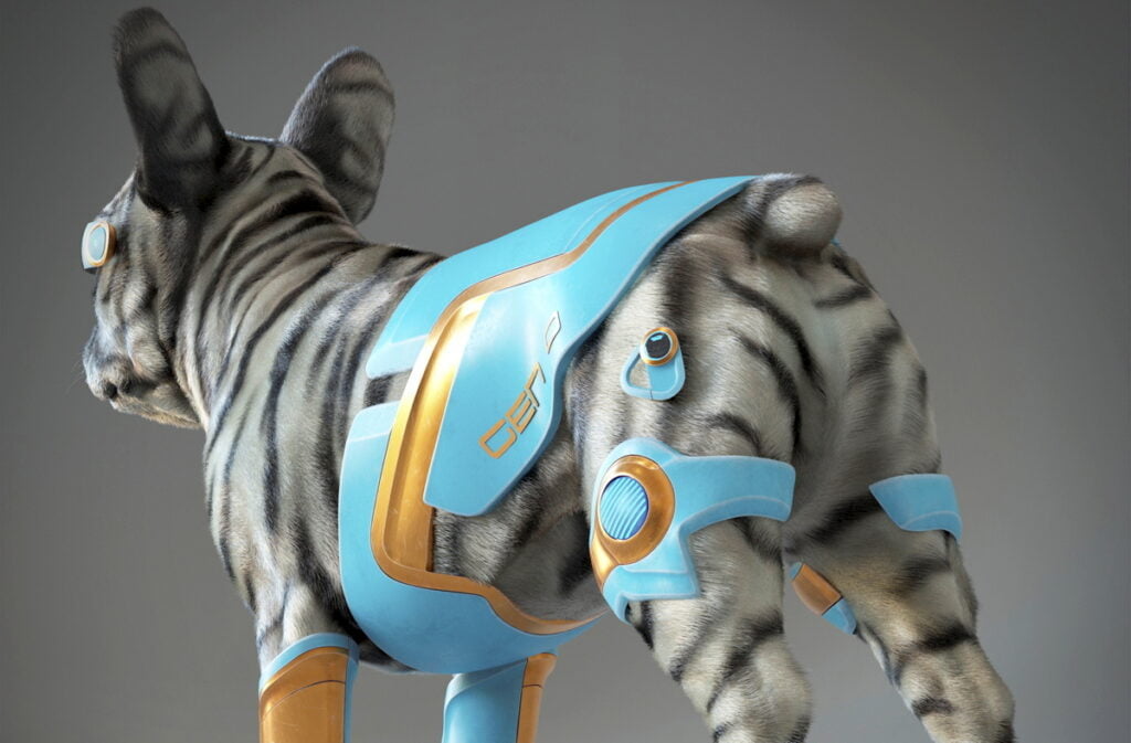 Une start-up de Tel Aviv « élève » des chiots pour les metaverses