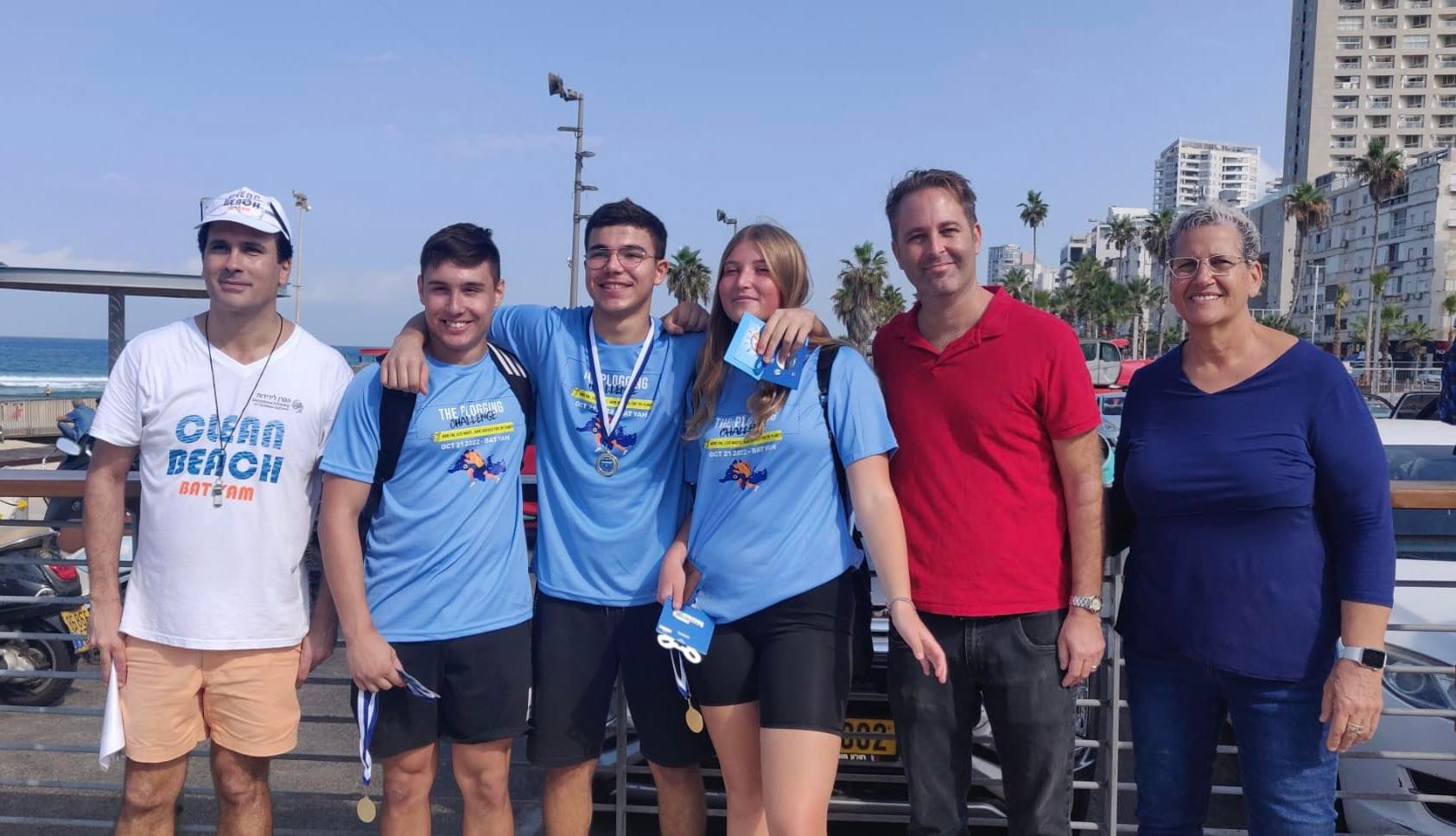 Israël a participé pour la première fois à l'évènement mondial Plogging Challenge du Festival Med'Action 2022.