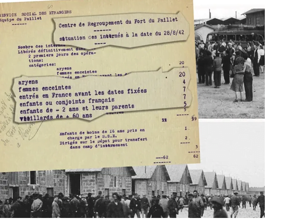 Après la rafle dans la région de Lyon, 545 juifs ont été déportés. © SALESSE Florian