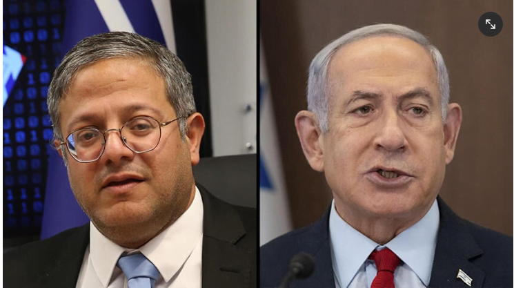 Israël : Itamar Ben Gvir vivement critiqué par le premier ministre