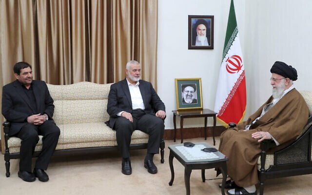 Ali Khamenei à Ismail Haniyeh : "Israël sera un jour éliminé et nous verrons ce jour ensemble"