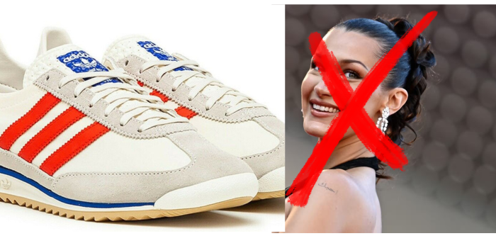 Adidas: Bella Hadid retirée de la campagne SL72, avec "effet immédiat"