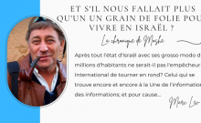 Et s'il nous fallait plus qu'un un grain de folie pour vivre en Israël ? De Marc Lev