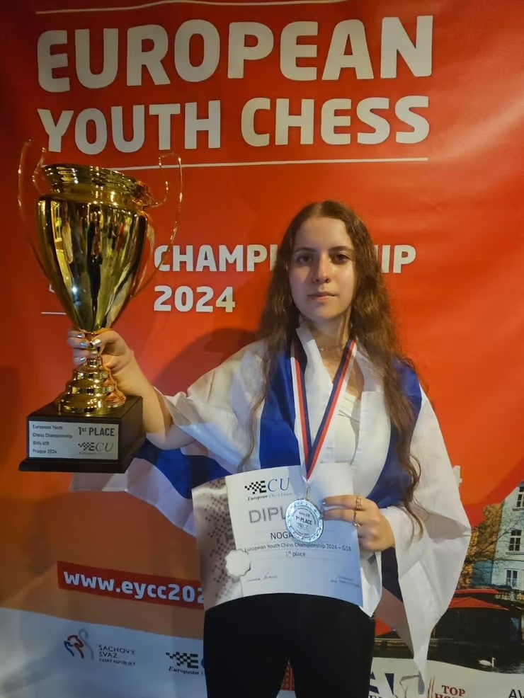 Nega Orin Sacrée Championne d'Europe : L'Étoile Montante des Jeux d'Échecs Israéliens