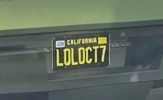 Los Angeles : Une Plaque d'Immatriculation Tesla Se Moque du Massacre du 7 Octobre