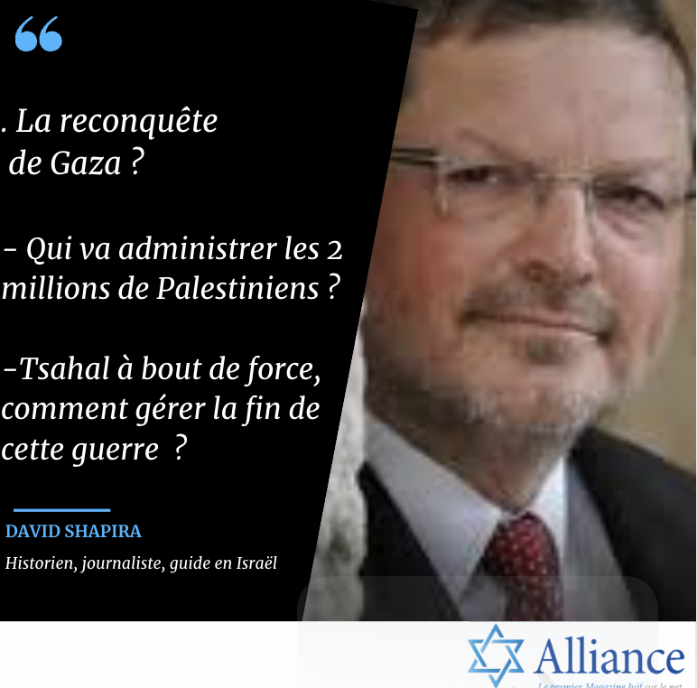 Podcast Alliance - David Shapira au micro de Claudine Douillet : Reconquête de Gaza