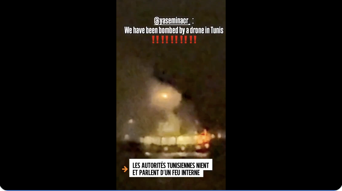 Flottille pour Gaza : drone israélien ou mégot tunisien ? Retour sur une flambée d’intox