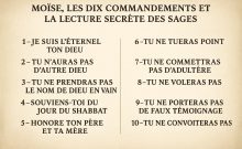 Moïse, les Dix Commandements et la lecture secrète des Sages : quand le ciel épouse la terre