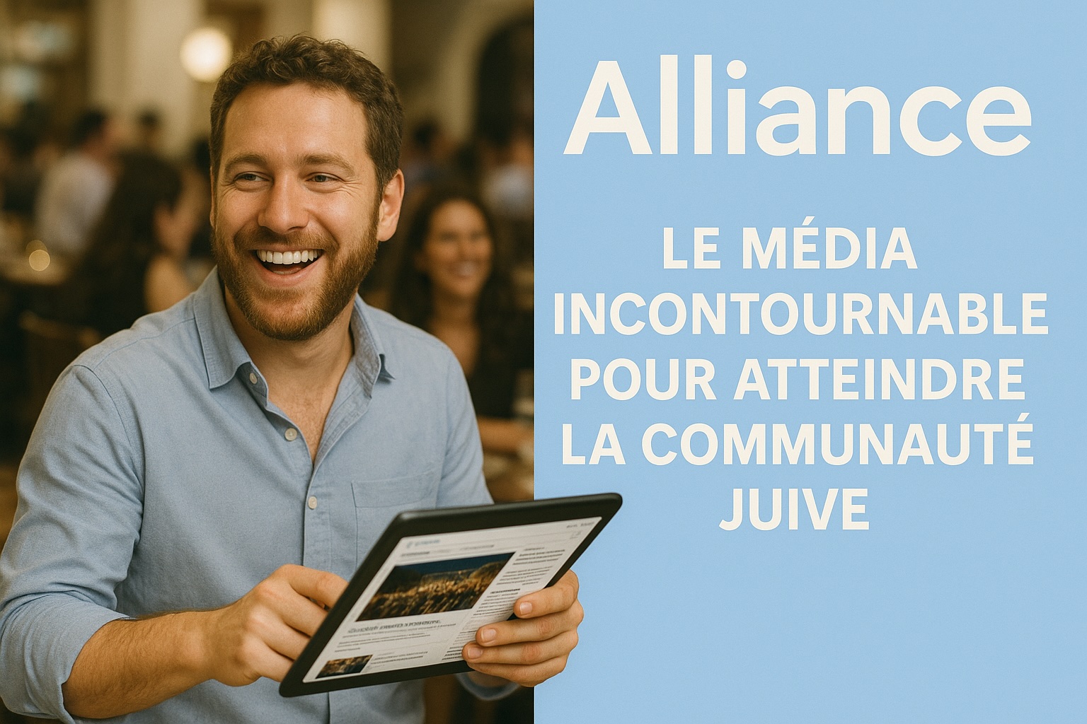 Alliance, la référence incontournable en publicité pour atteindre la communauté juive