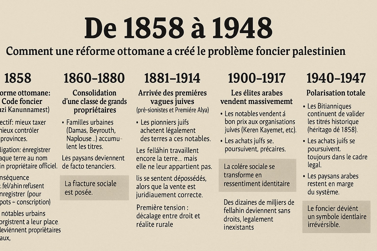 Israël voleur de terre ? Voici les faits