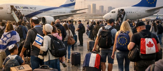 Alyah en berne, exode massif : Israël perd plus d’habitants qu’il n’en gagne