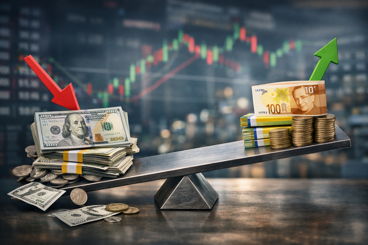Dollars en chute libre, shekels surpuissants : ce que le marché ne vous dit pas