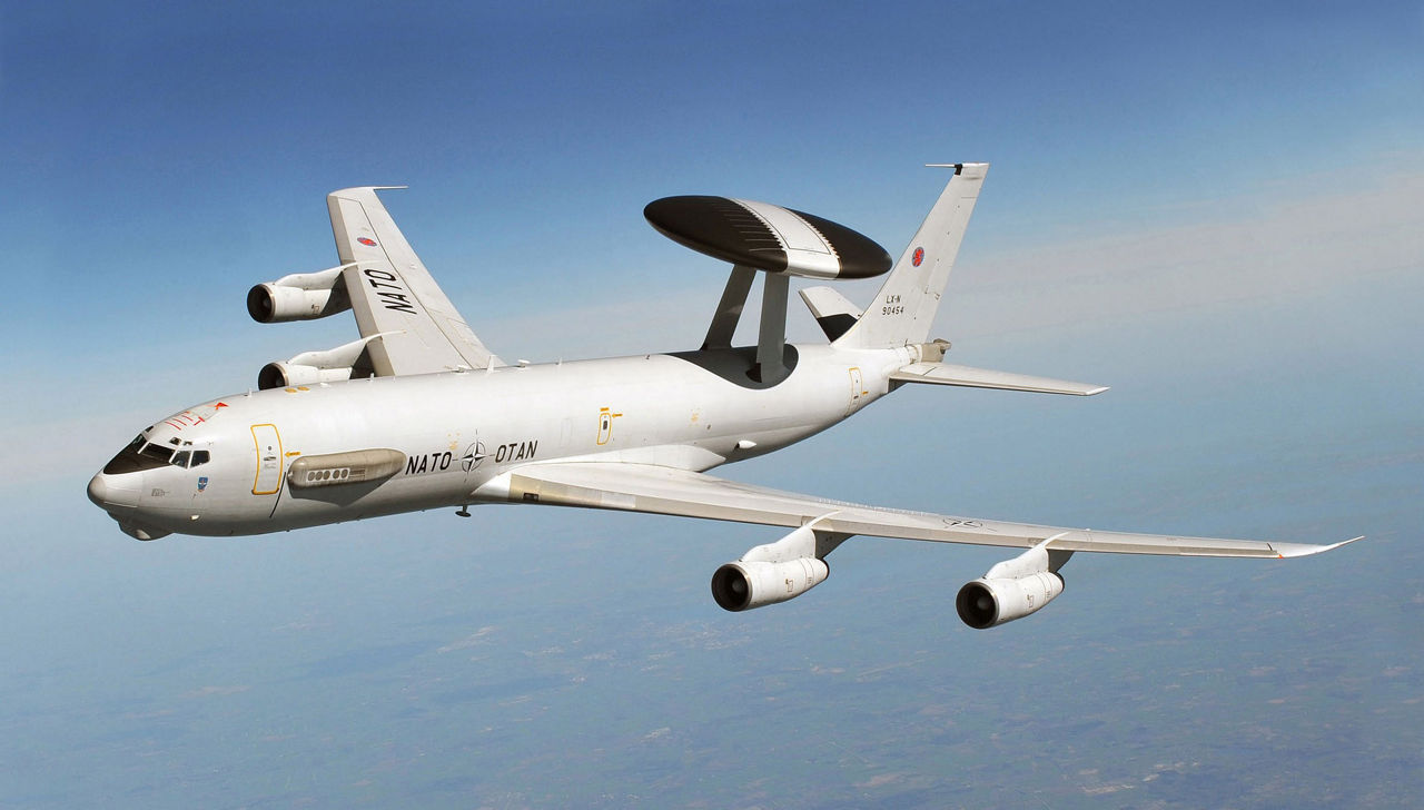 AWACS américains au-dessus de Tel-Aviv