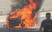 Acte criminel sur l'autoroute en Israël : Une voiture explose sur l'autoroute Ayalon, 1 mort -vidéo-