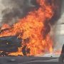 Acte criminel sur l'autoroute en Israël : Une voiture explose sur l'autoroute Ayalon, 1 mort -vidéo-