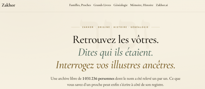 Une mémoire juive mondiale est-elle possible ? Bernard Bensaid, le fondateur de Zakhor, relève le défi