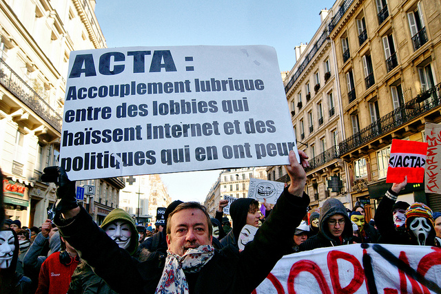 Acta tu passeras pas!, partage, culture, liberté sur internet.