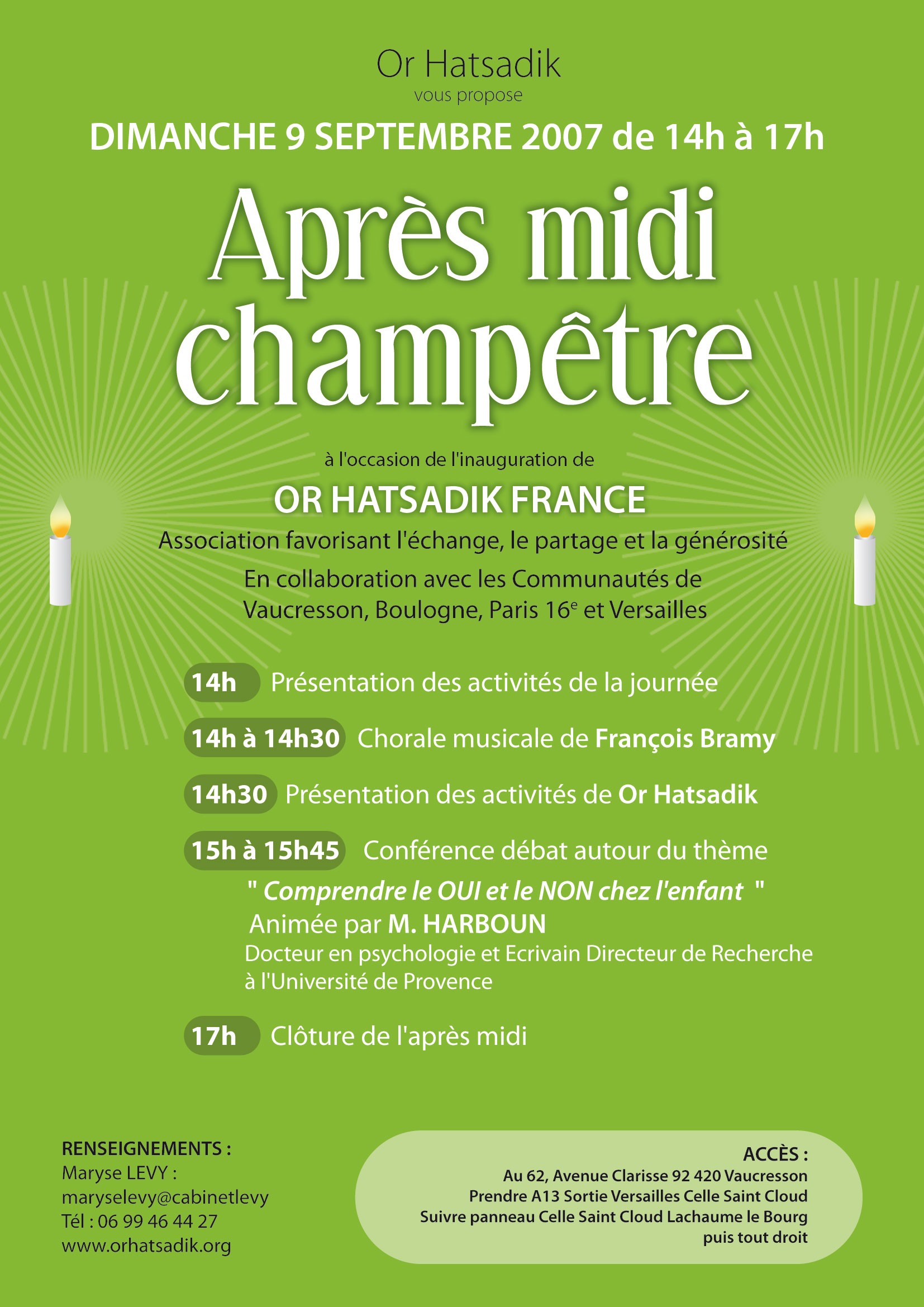 Le 09/09/07 Après-midi champêtre