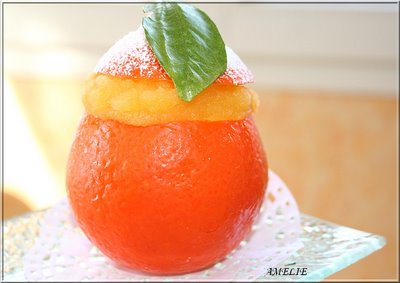 Dessert : Oranges Givrées