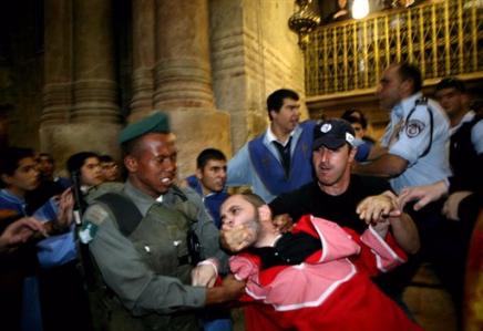 Israël: pugilat entre religieux 
