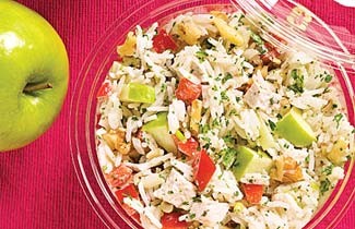 Plat : Salade de riz au poulet