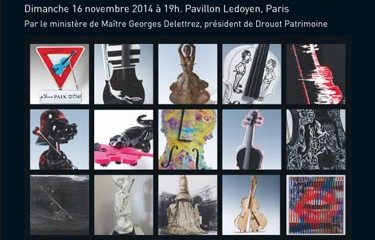 Les Violons du cœur : 100 artistes ont accepté de jouer le jeu .