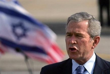 Bush à Ramallah pour rappeler Abbas à garantir la sécurité d'Israël