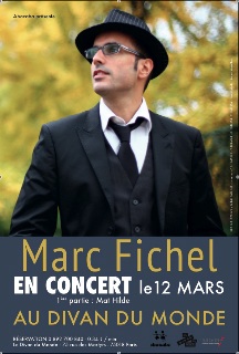 Marc Fichel au Divan du Monde, le 12 Mars 2012