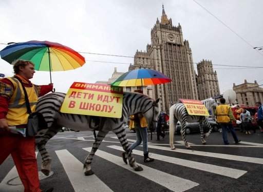 Russie : de faux zèbres pour enrayer l'hécatombe de piétons sur les routes