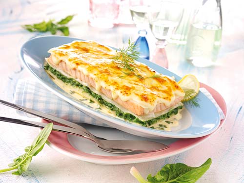 Plat : Lasagnes au saumon