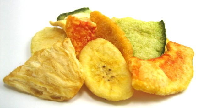  Des chips au goût de fruit... et sans matière grasse