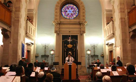 Le grand rabbin de France marque les 120 ans de la synagogue...