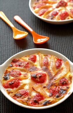 Dessert : Gratin de fruits, dessert d'été à la fraise, recette au melon