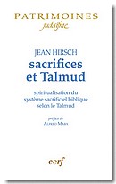 Livres Juifs : Sacrifices et Talmud de Jean Hirsch 