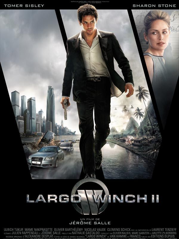 Conférence de presse Sharon Stone et Tomer Sisley pour Largo Winch II