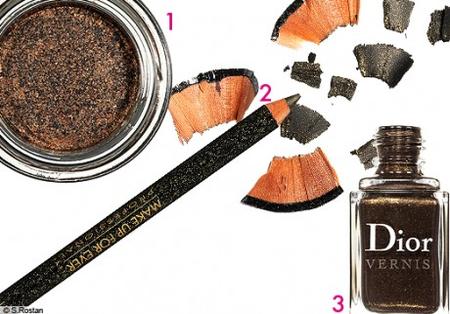 Maquillage : l'or noir