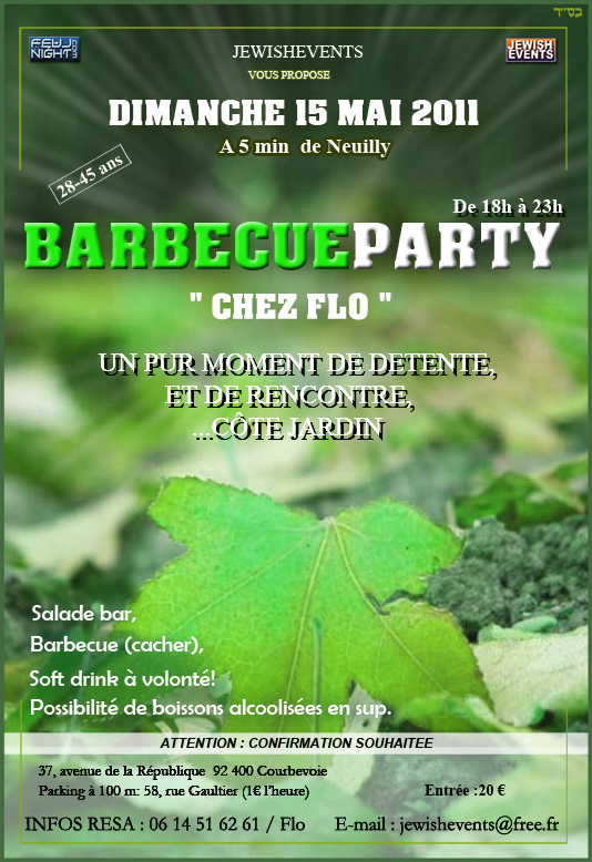 Going Out : Vous avez entre 30-45 ans alors rendez-vous dimanche 15 Mai 2011