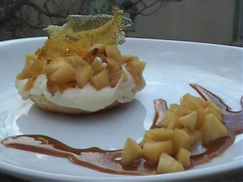 Dessert : Petits paquets de pommes au miel