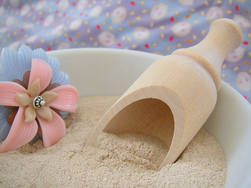 Japon : Bain à la poudre de riz